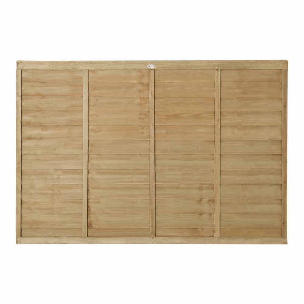 Forest Garden Superlap Pressure Treated Fence Panel 6 x 4ft 6 Pack Image 2