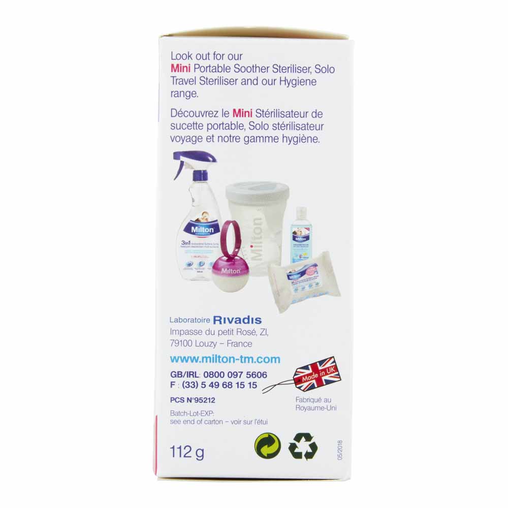Milton Sterilising Tablets 28pk 112g Image 4