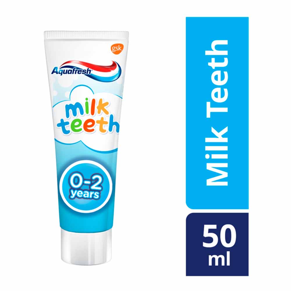 Aquafresh Milk Teeth Training Toothpaste For Ages 0-2 50ml Image 1