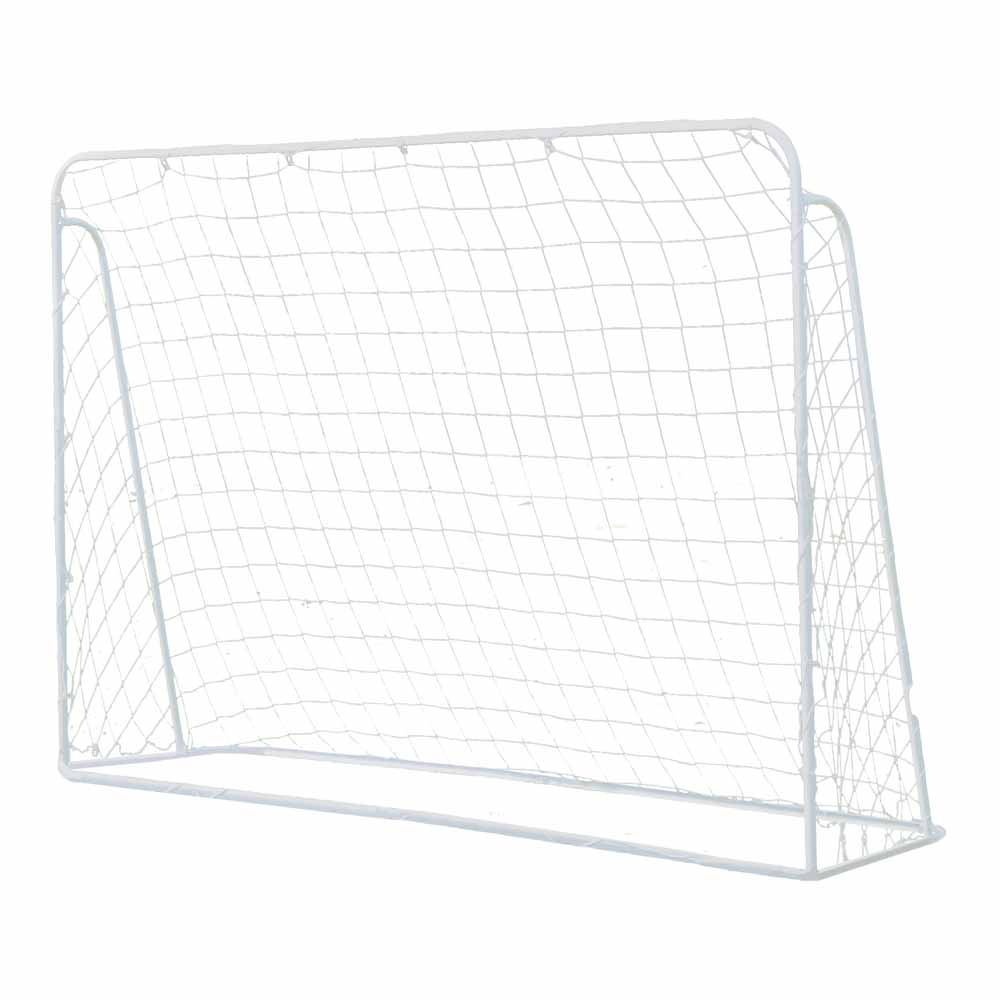 7ft x 5ft Steel Football Goal & Net Image