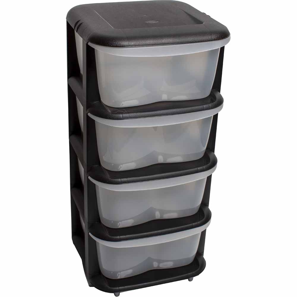 Wilko 4 Drawer Tower Storage Image