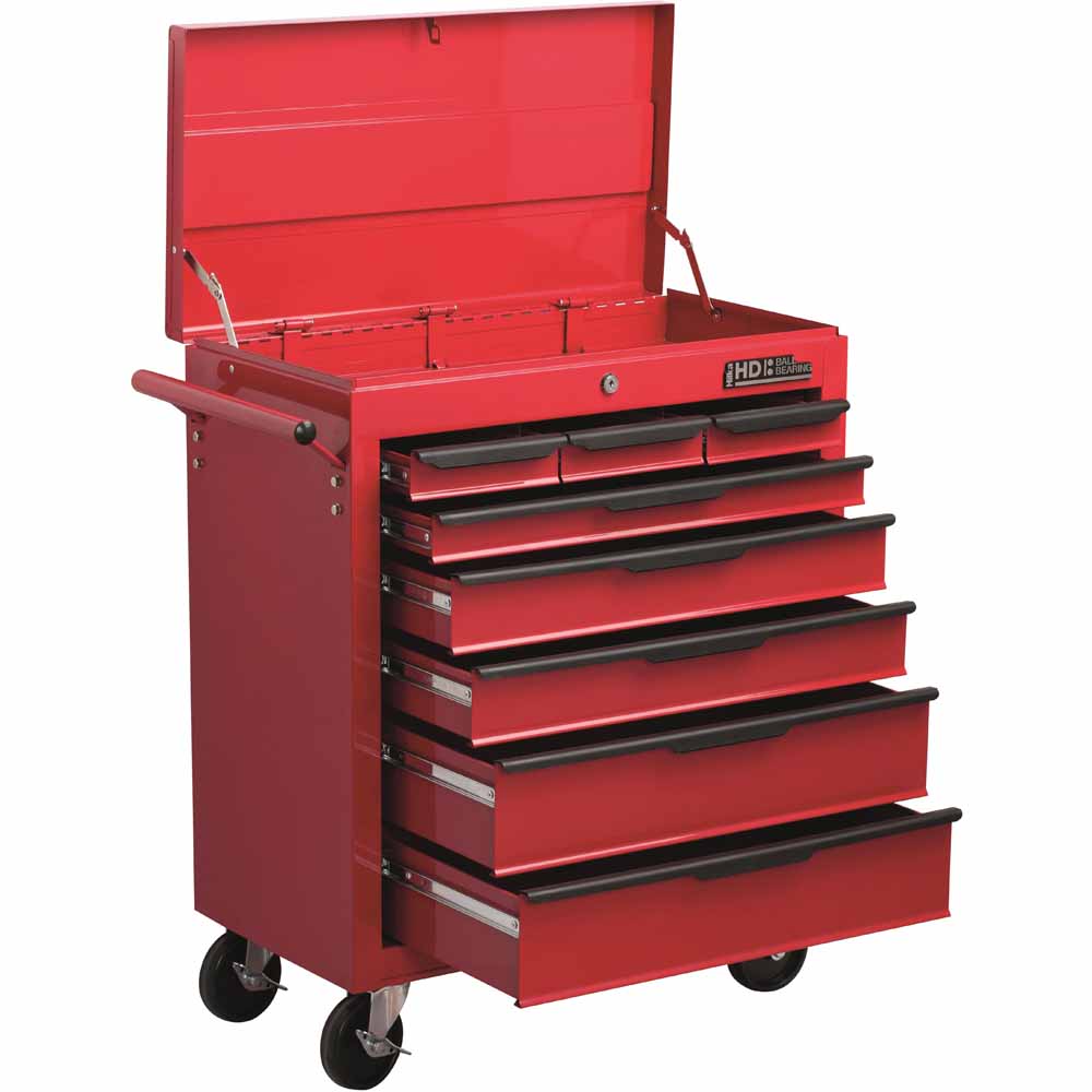 Hilka Heavy Duty 8 Drawer BBS Tool Cabinet with Lid Storage Image 1