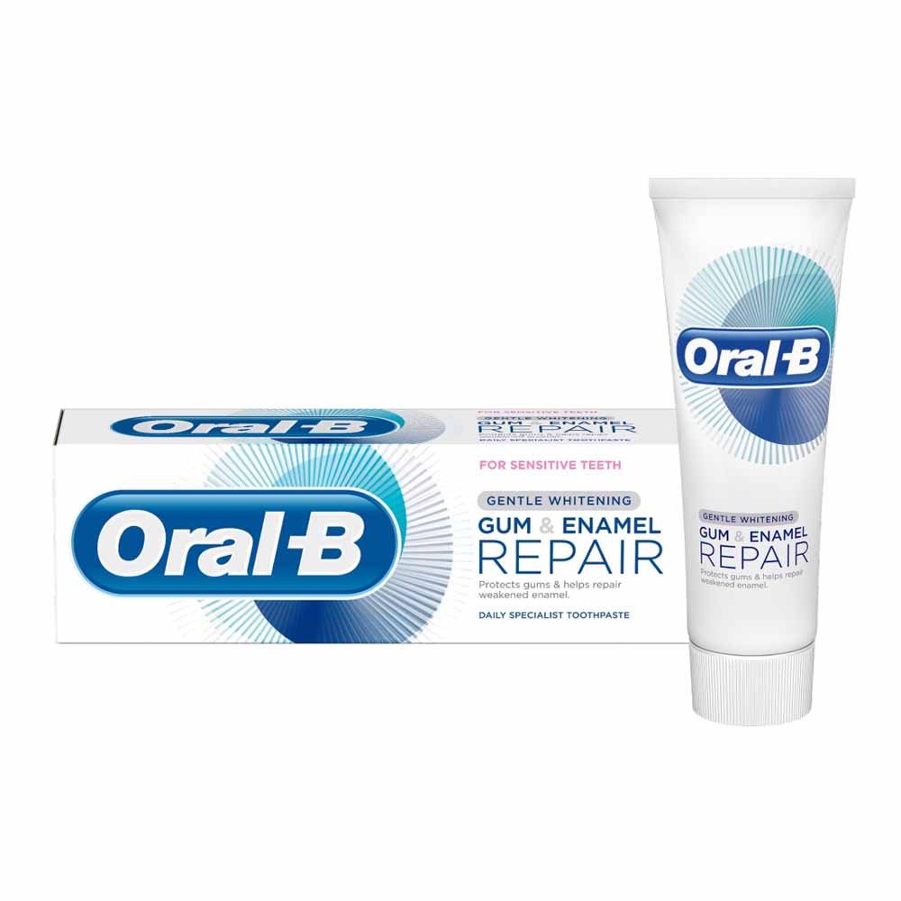 OralB Gum & Enamel Repair Gentle Whitening Toothpaste 75ml Wilko