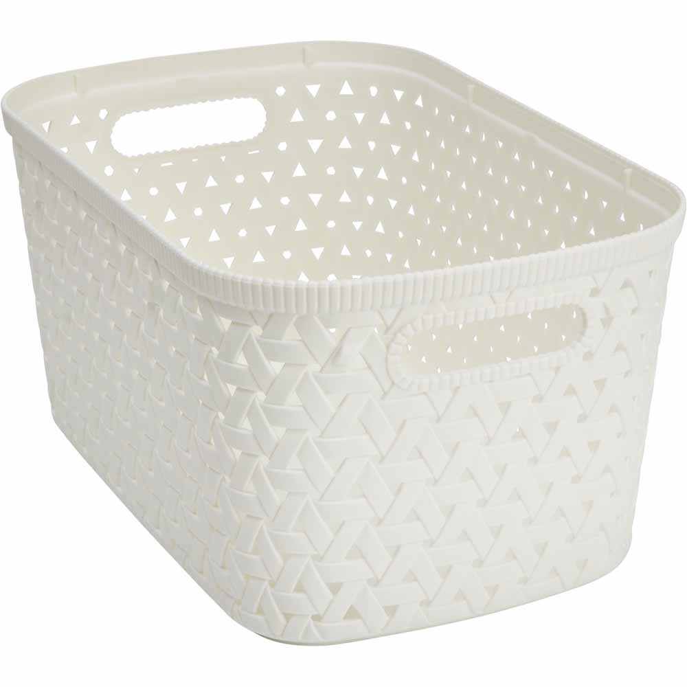 Wilko White Small Decorative Storage Box | Wilko