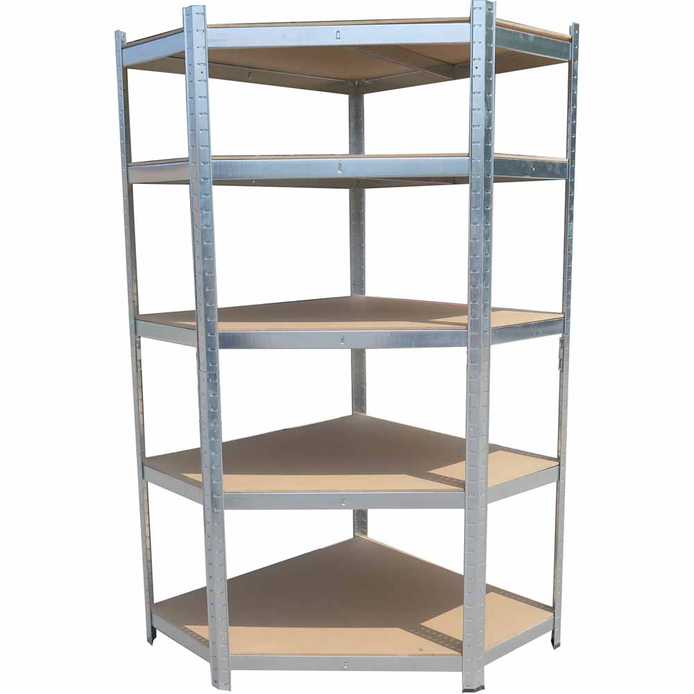 Hilka 175kg 5 Tier Corner Boltless Shelving Image