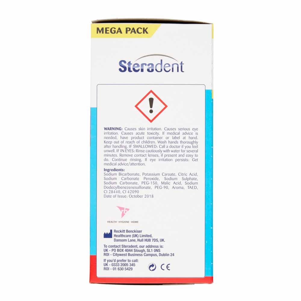 Steradent XL Pack 136 Tablets Image 5