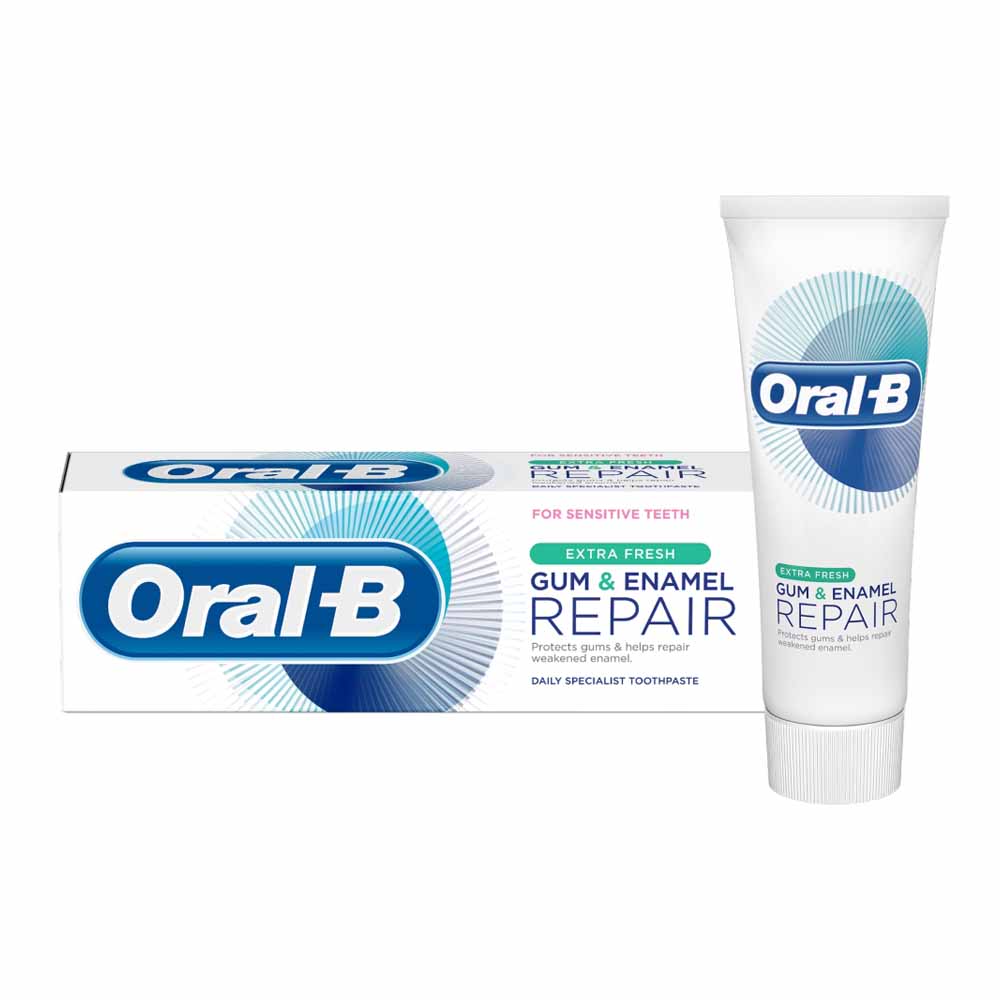OralB Gum & Enamel Repair Extra Fresh Toothpaste 75ml Wilko