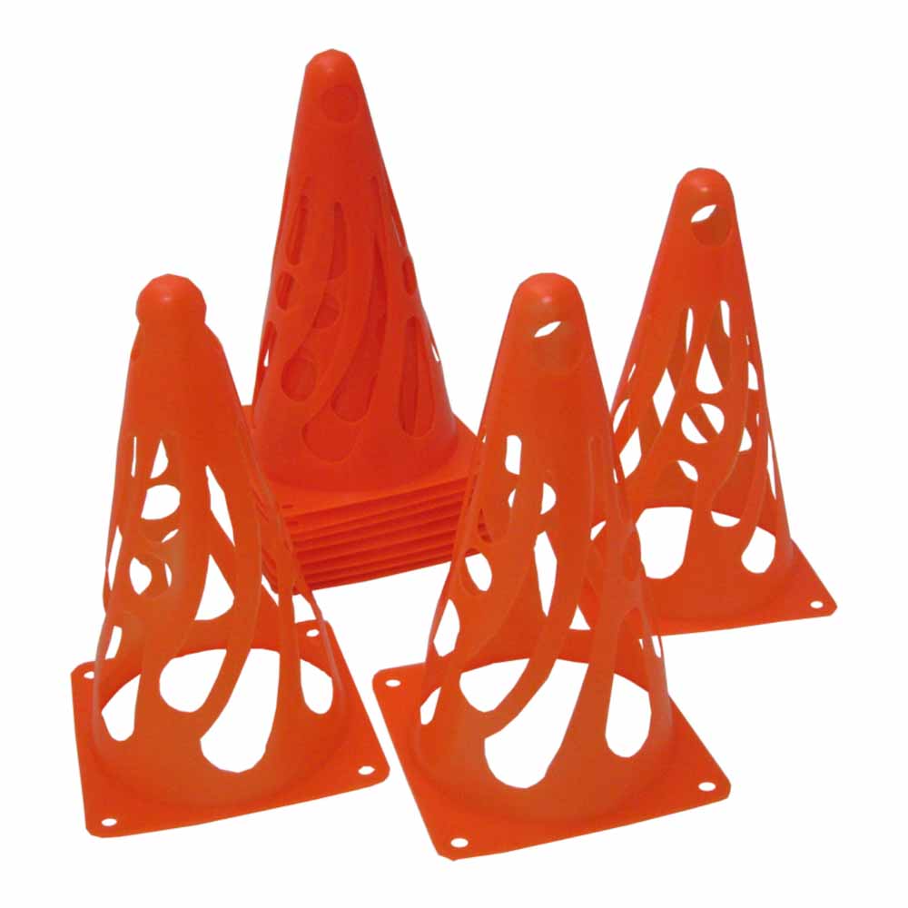Pack of 12 Flexible Sport Training Cones Image