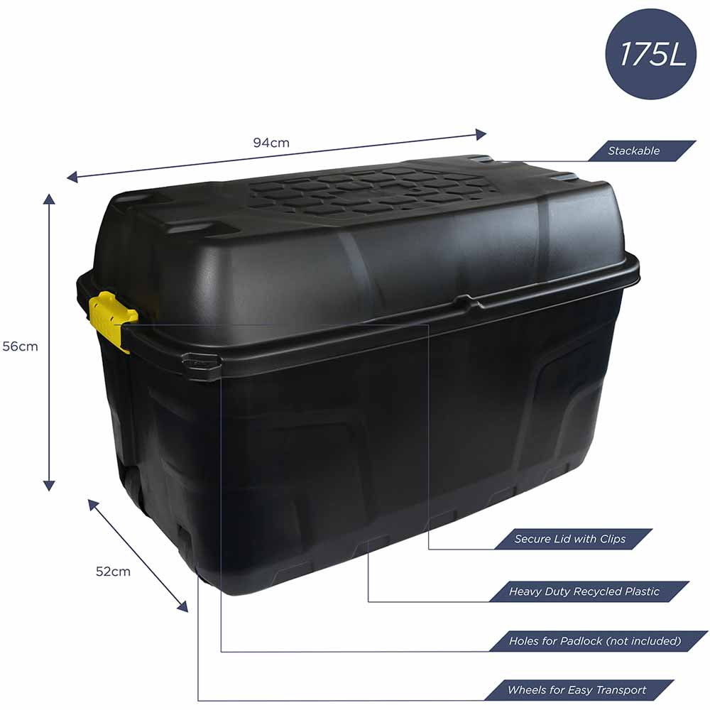 Charles Bentley Strata Heavy Duty Bundle - Trunk Box 175L, 145L, 24L, Caddy Image 2