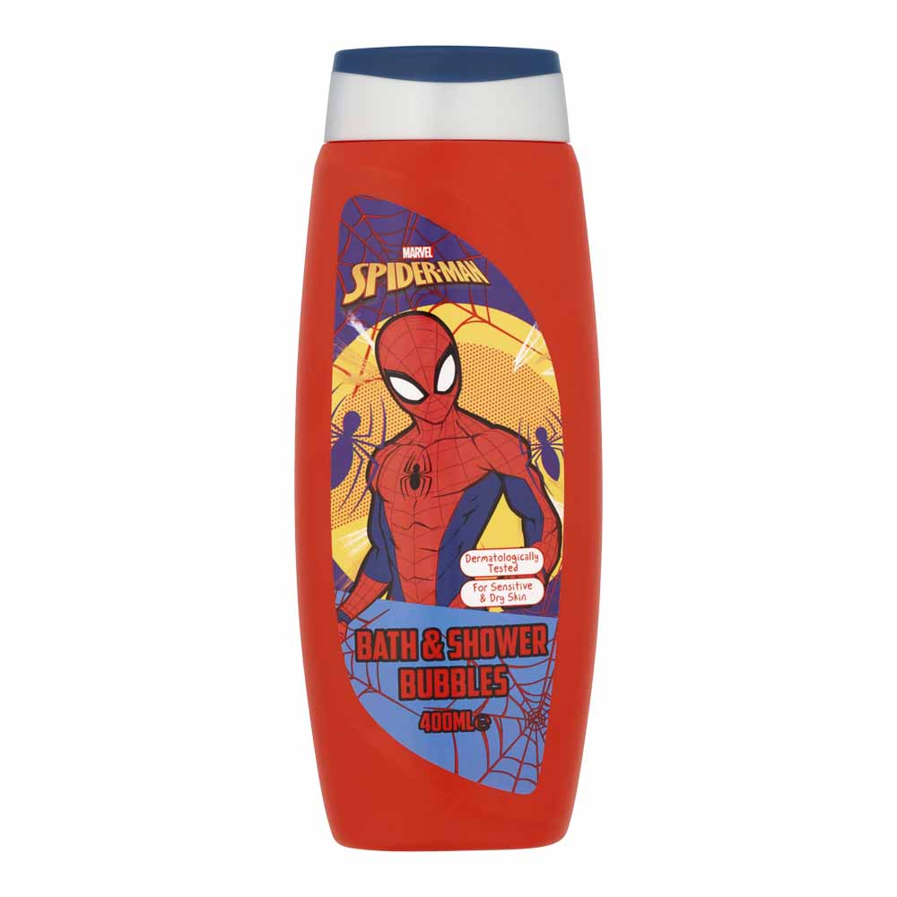 Marvel Spider Man Bath and Shower Bubbles 400ml Image 1