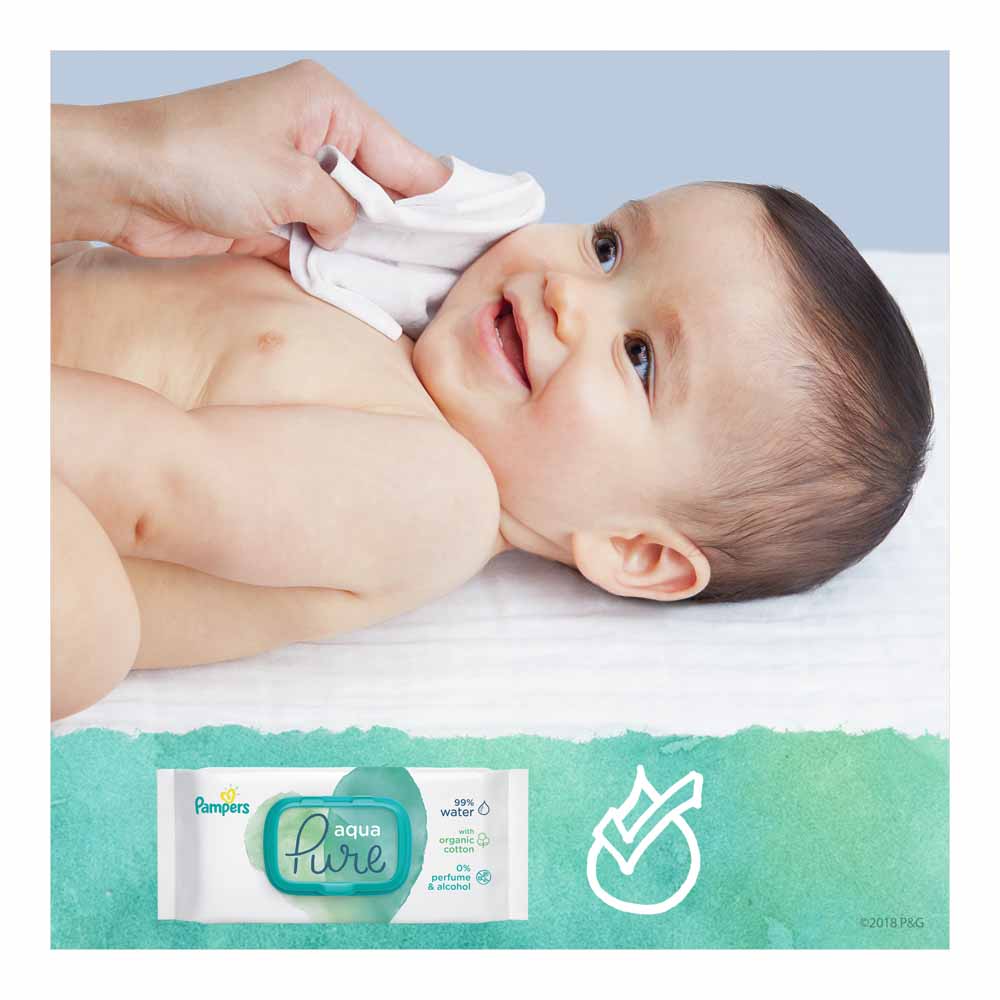 Pampers Aqua Pure Sensitive Wipes Wilko
