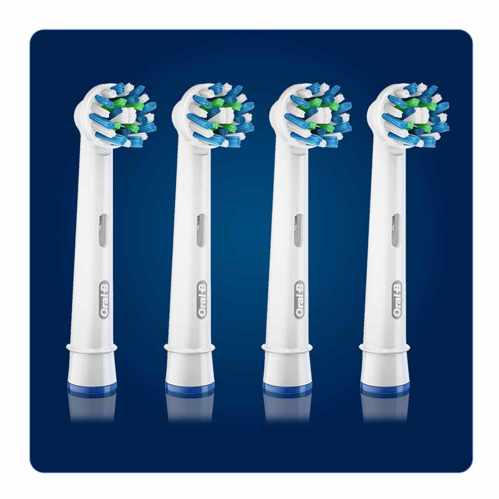 Oral-B Cross Action Replacement Toothbrush Heads Pack of 4 Image 5