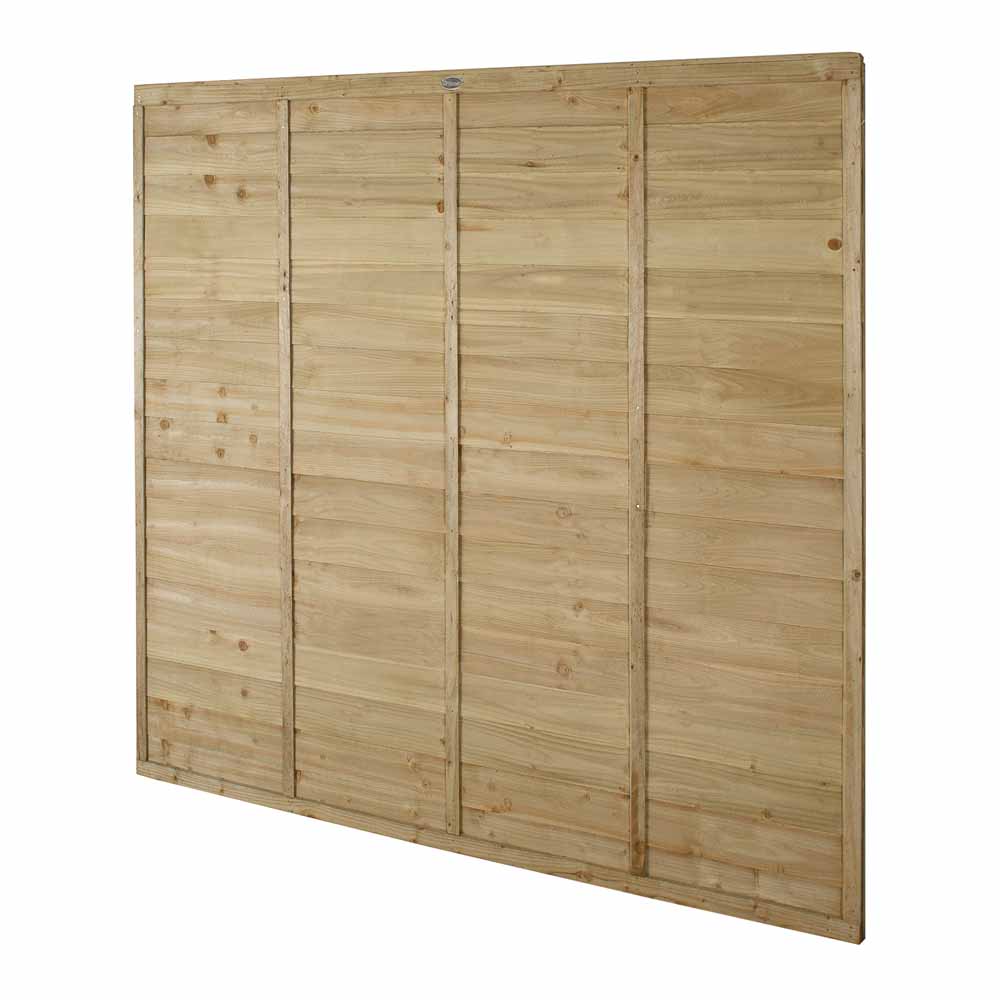 Forest Garden Superlap Pressure Treated Fence Panel 6 x 6ft 4 Pack Image 3