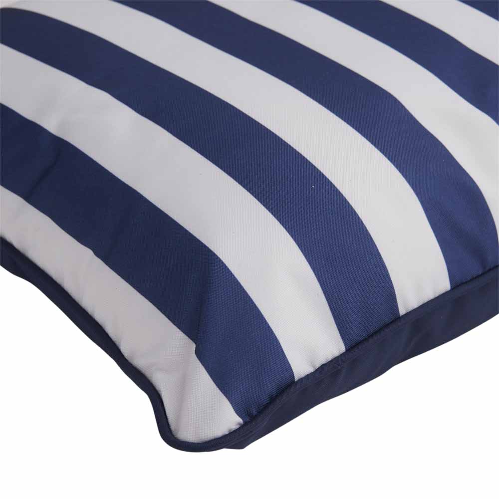 Wilko Scatter Cushion Blue Stripe Image 3
