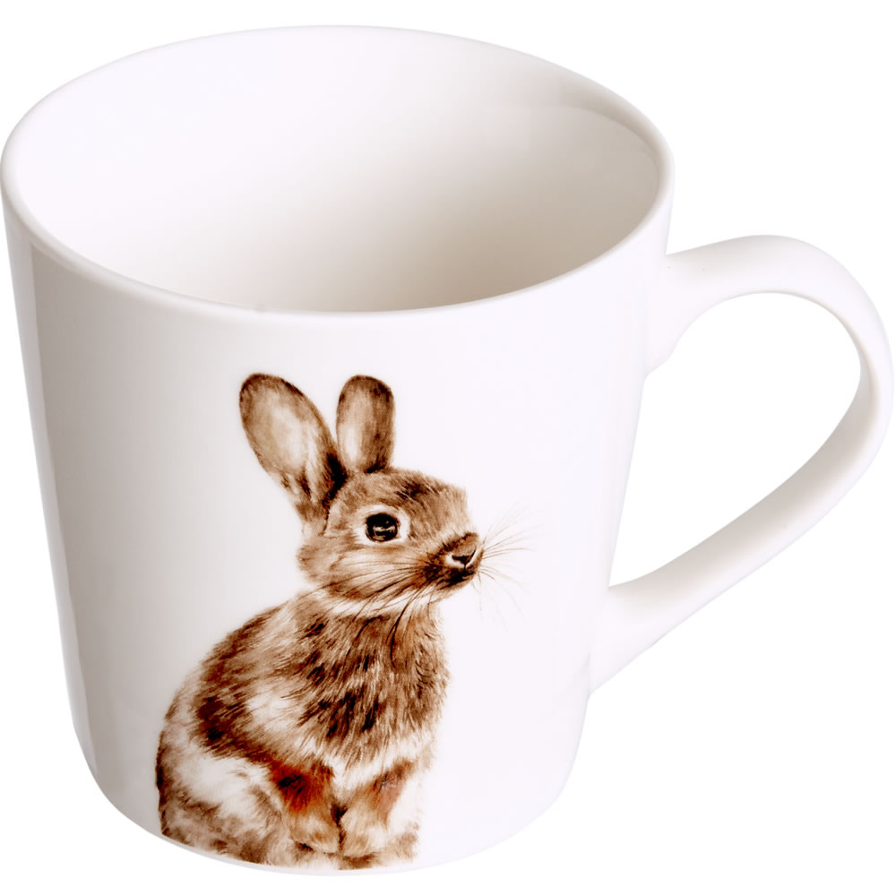 Wilko Rabbit Design Mug 6 pack Image 2