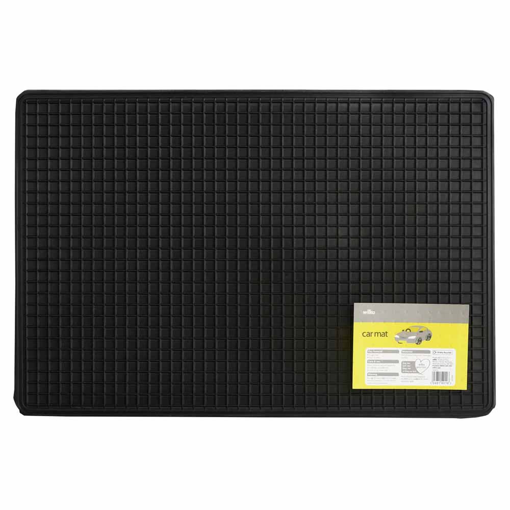 Wilko Rubber Car Mat 34 x 51cm Image