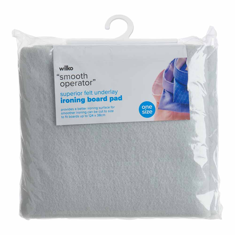 Wilko Ironing Board Felt Cover 124x38cm Wilko