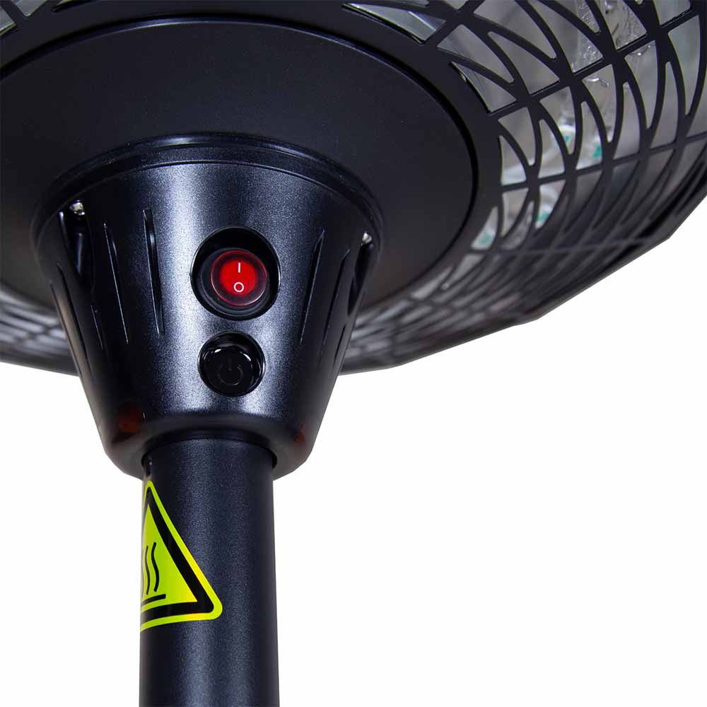 Charles Bentley Electric Floor Standing Patio Heater Image 2