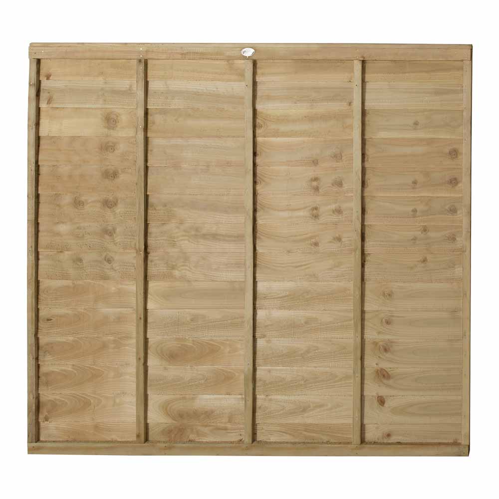 Forest Garden Superlap Pressure Treated Fence Panel 6 x 5ft 4 Pack Image 2