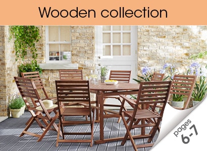 Wooden outdoor furniture collection