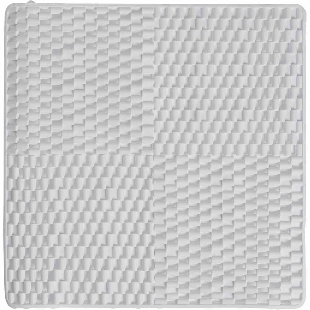 Wilko White Shower Mat Image 1