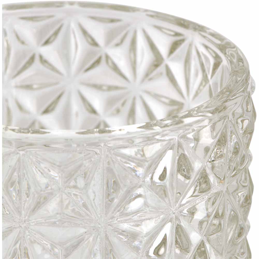 Wilko Glass Tealight Holders Set of 3 Wilko