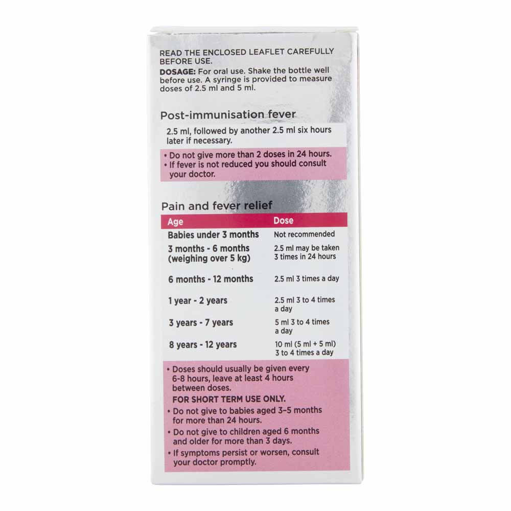 Calprofen Oral Suspension Ibuprofen 3+ Months 100ml Image 4