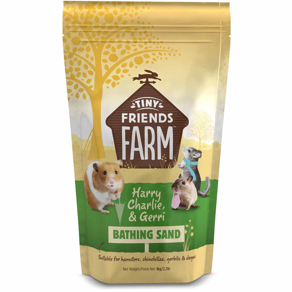 Tiny Friends Farm Small Animal Bathing Sand 1kg Image 1