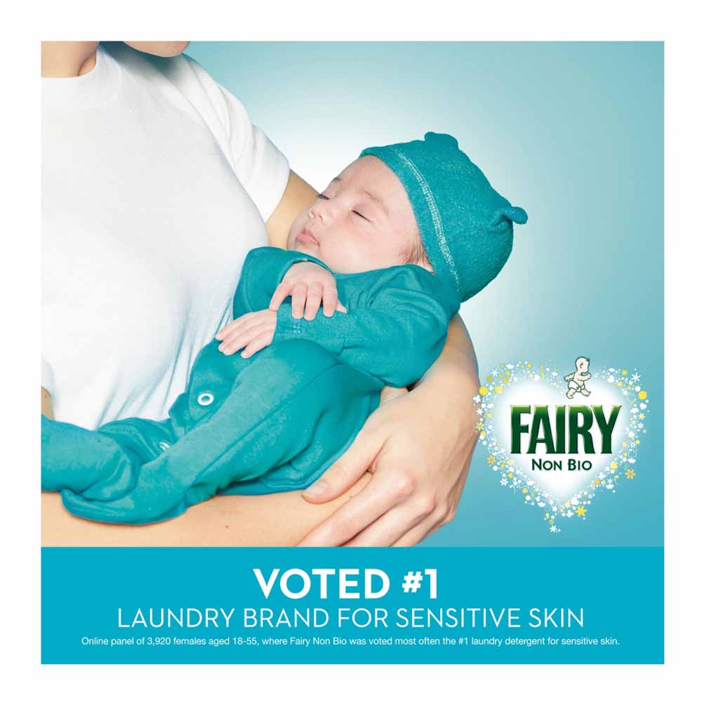 Fairy Non Bio Washing Liquid Gel for Sensitive Skin 1.295L 35 Washes Image 3