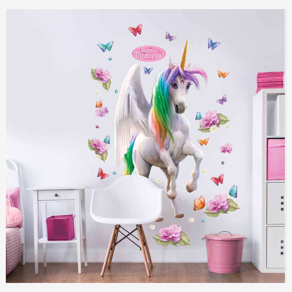 Walltastic Magical Unicorn Large Character Sticker