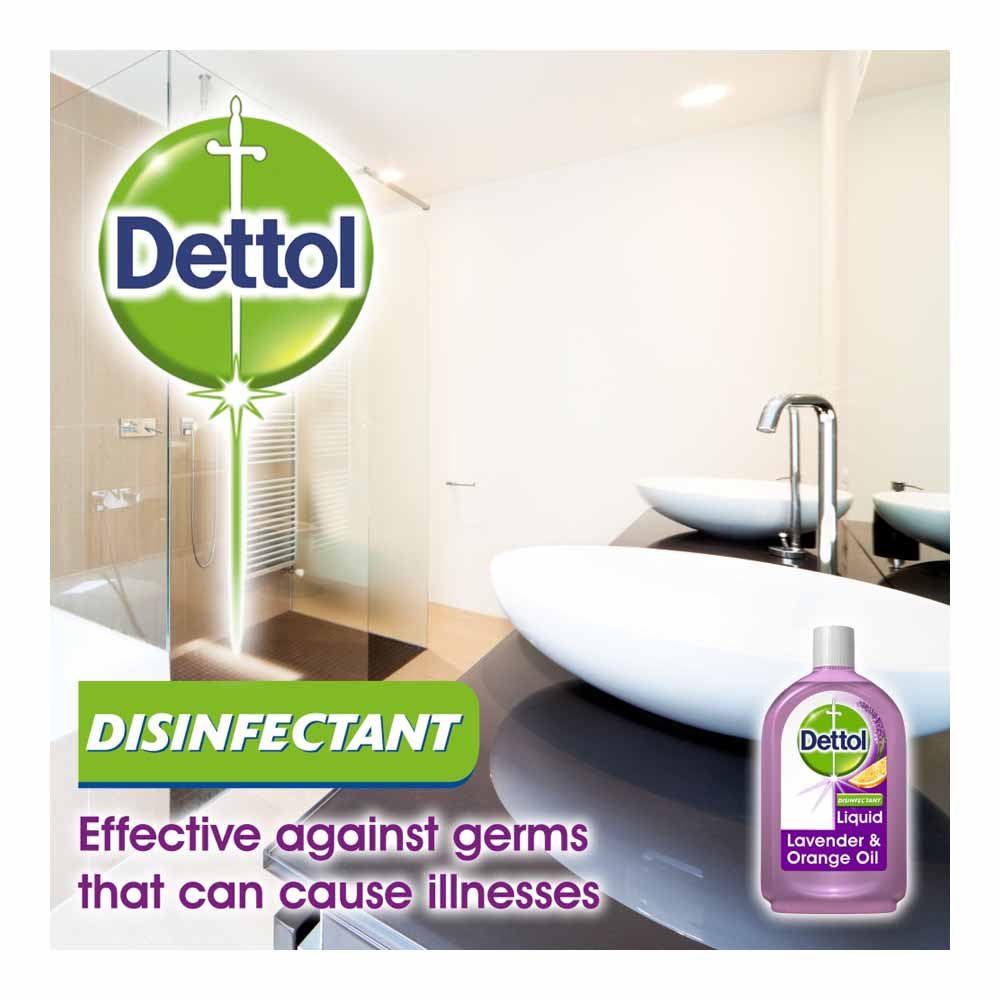 Dettol Lavender and Orange Oil Disinfectant 500ml Image 5