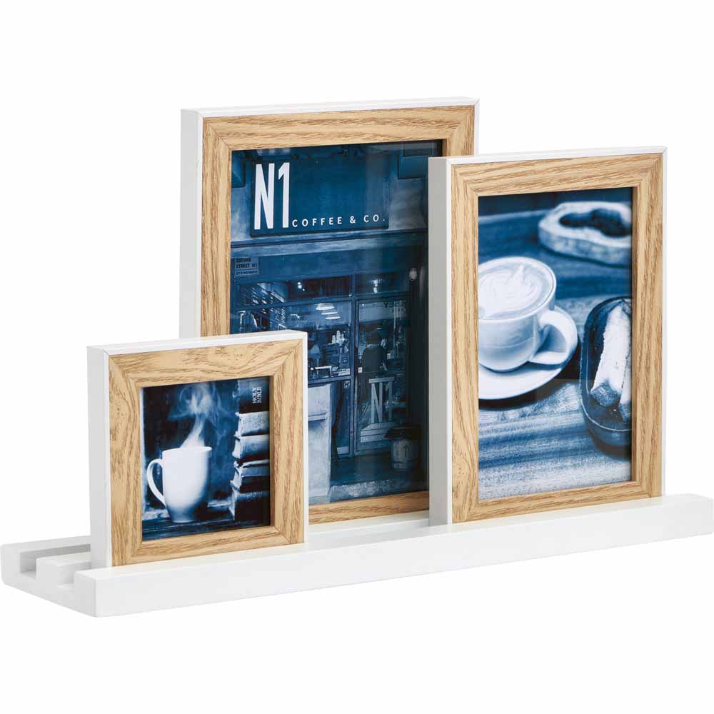 Wilko 3Aperture Photo Frame White Wilko