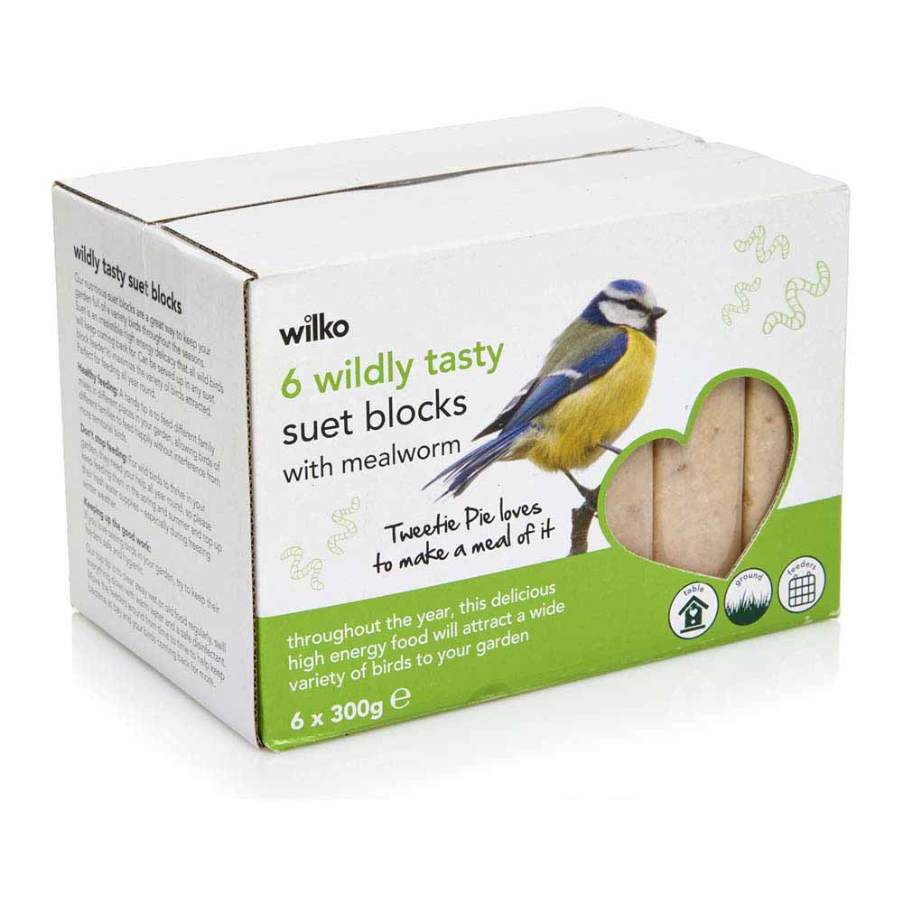 Wilko Wild Bird Suet Block Feeding Bundle Wilko