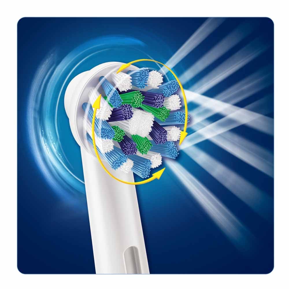 OralB Cross Action Replacement Toothbrush Heads Pack of 4 Wilko