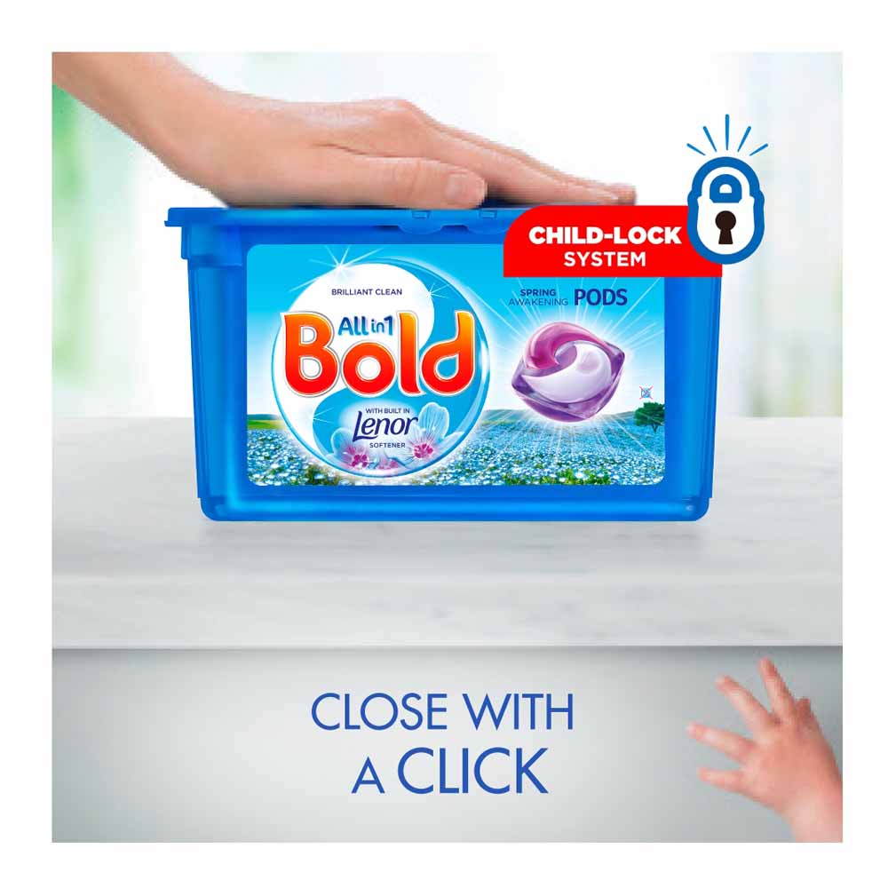 Bold All-in-1 Pods Washing Liquid Capsules Spring Awakening 36 Washes Image 7