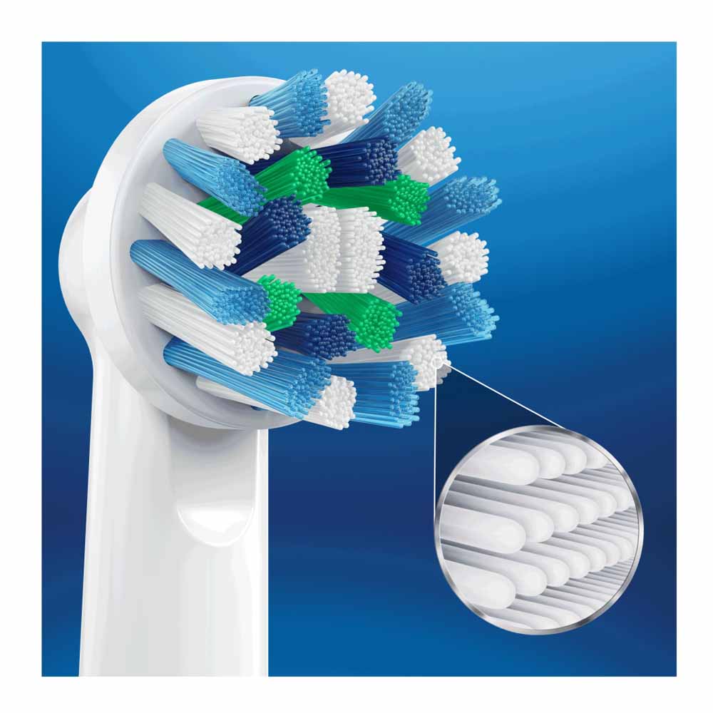 Oral-B Cross Action Replacement Toothbrush Heads Pack of 2 Image 4