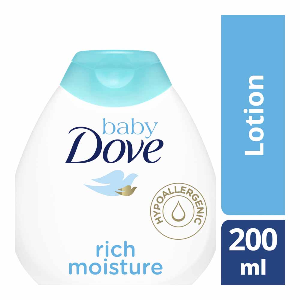 Dove Rich Moisture Baby Lotion 200ml  - wilko
