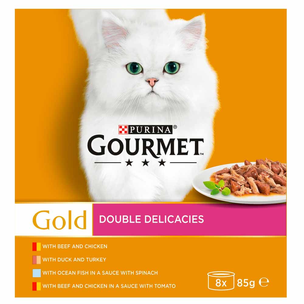 Gourmet Gold Double Delicacies 8 x 85g Image 1