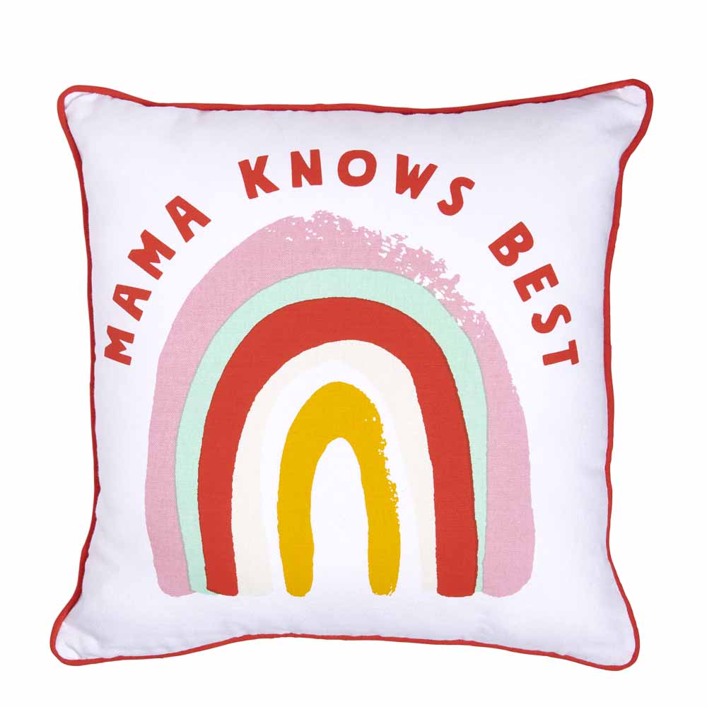 Wilko Mama Knows Best Cushion 43 x 43cm Image