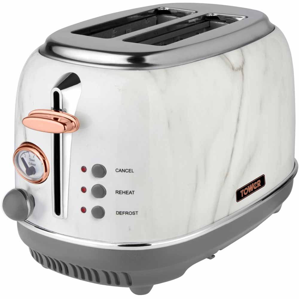 Tower T20016WMRG Bottega 2 Slice Toaster 800W Image 1