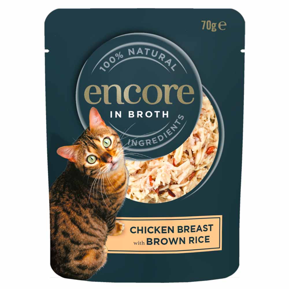 Encore Chicken Breast With Brown Rice Cat Food 70g Image 1