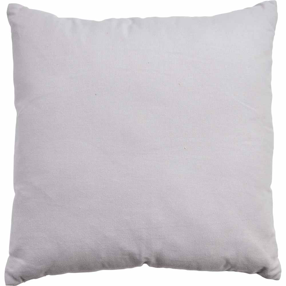 Wilko Grey Damask Cushion 43X43cm Image 4