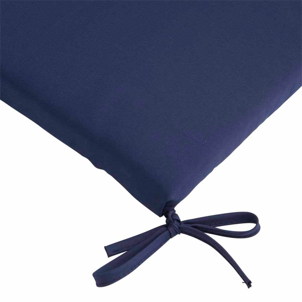 Wilko Seat Pad Blue Image 3