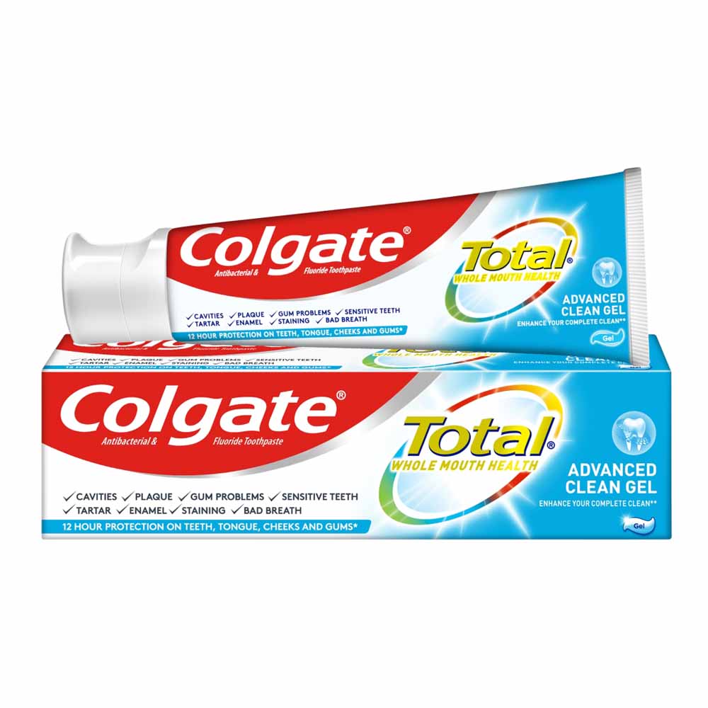 Colgate Total Advanced Clean Gel Toothpaste 75ml Wilko