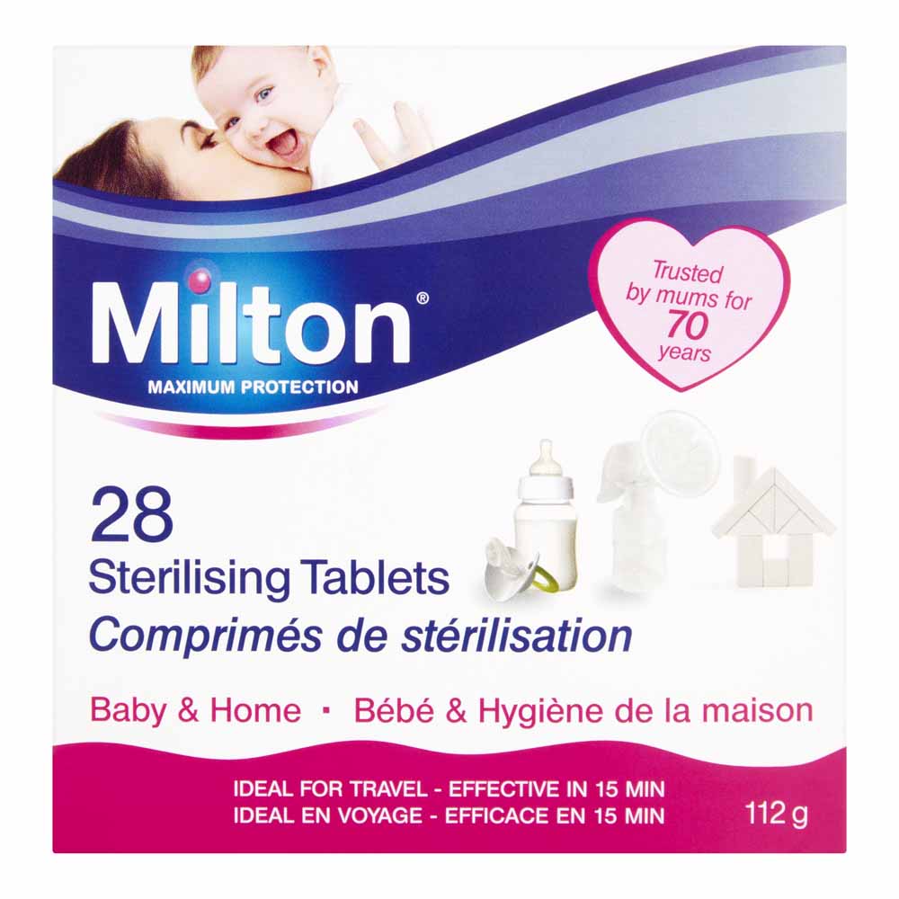 Milton Sterilising Tablets 28pk 112g  - wilko