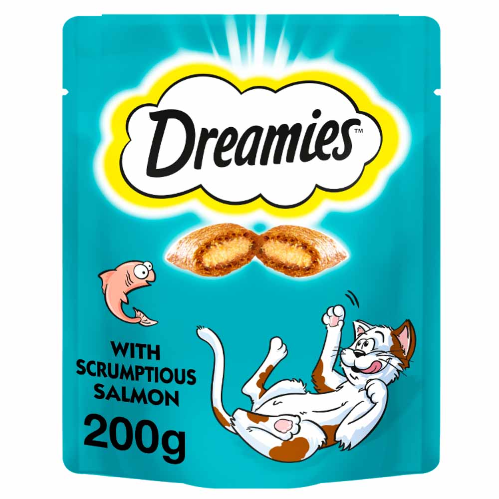 Dreamies Cat Treats with Salmon Mega Pack 200g