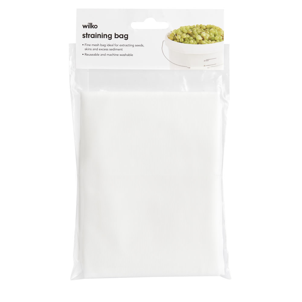 Wilko Fruit Straining Bag Wilko