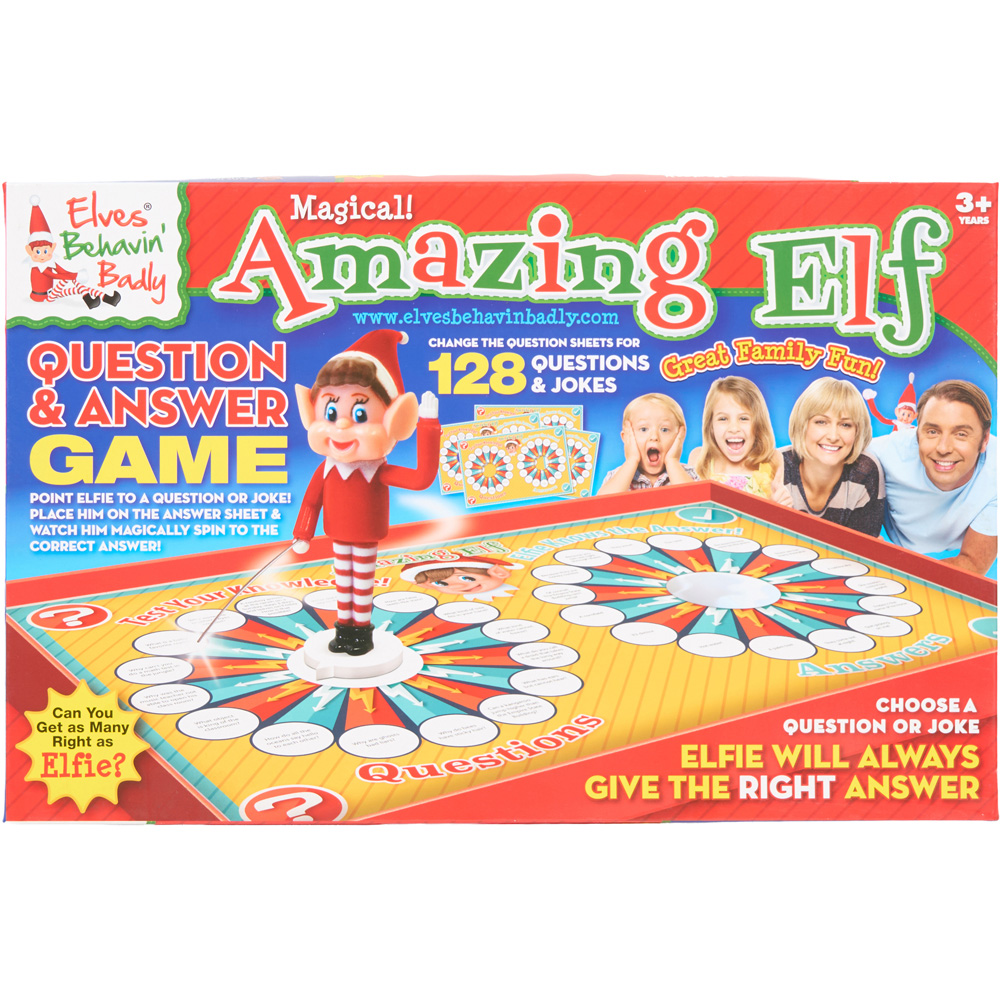 Elves Behavin' Badly Elf Question and Answer Game | Wilko
