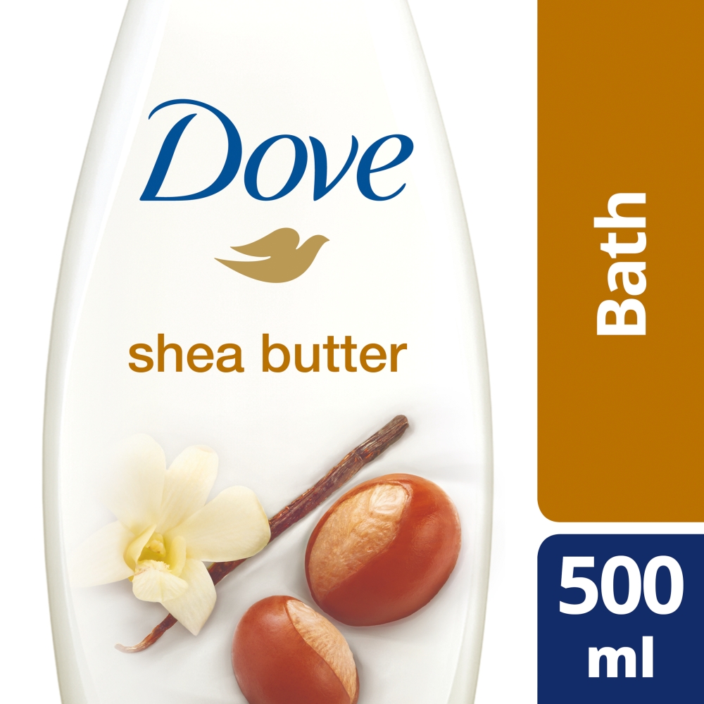 Dove Shea Butter and Warm Vanilla Cream Bath 500ml Wilko