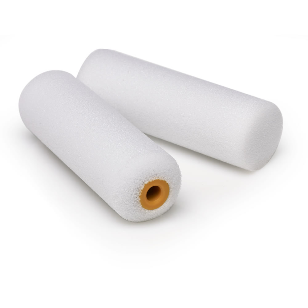 Wilko 4 inch Gloss Roller 2 pack Wilko